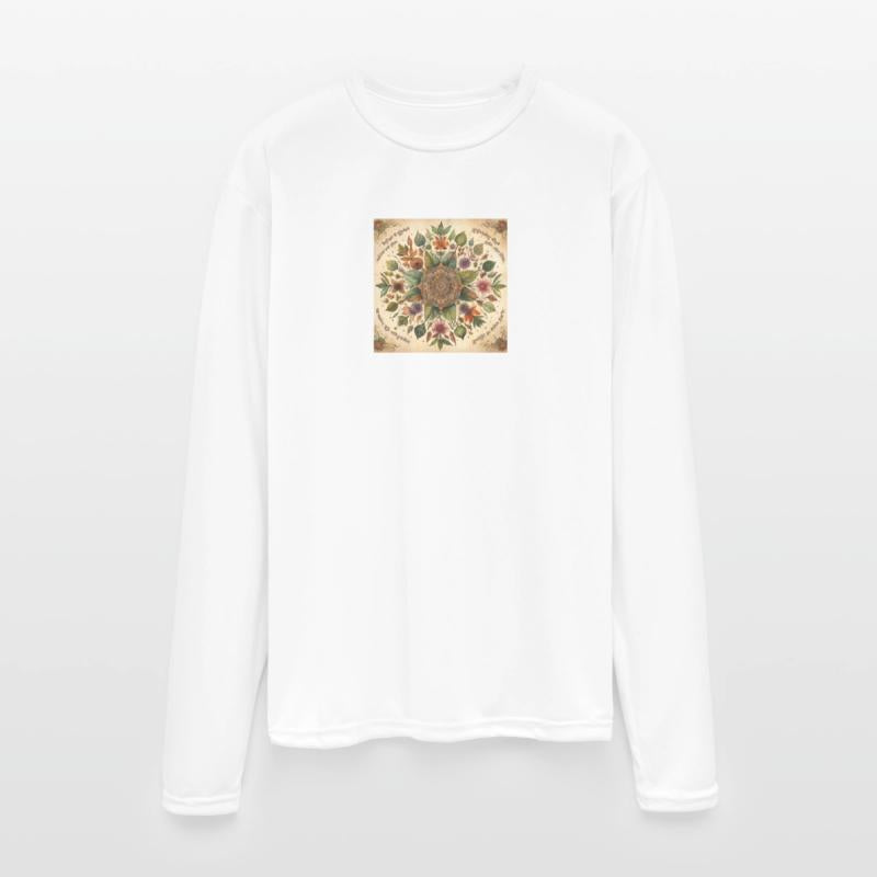 Floral Mandala with Sanskrit Inscriptions