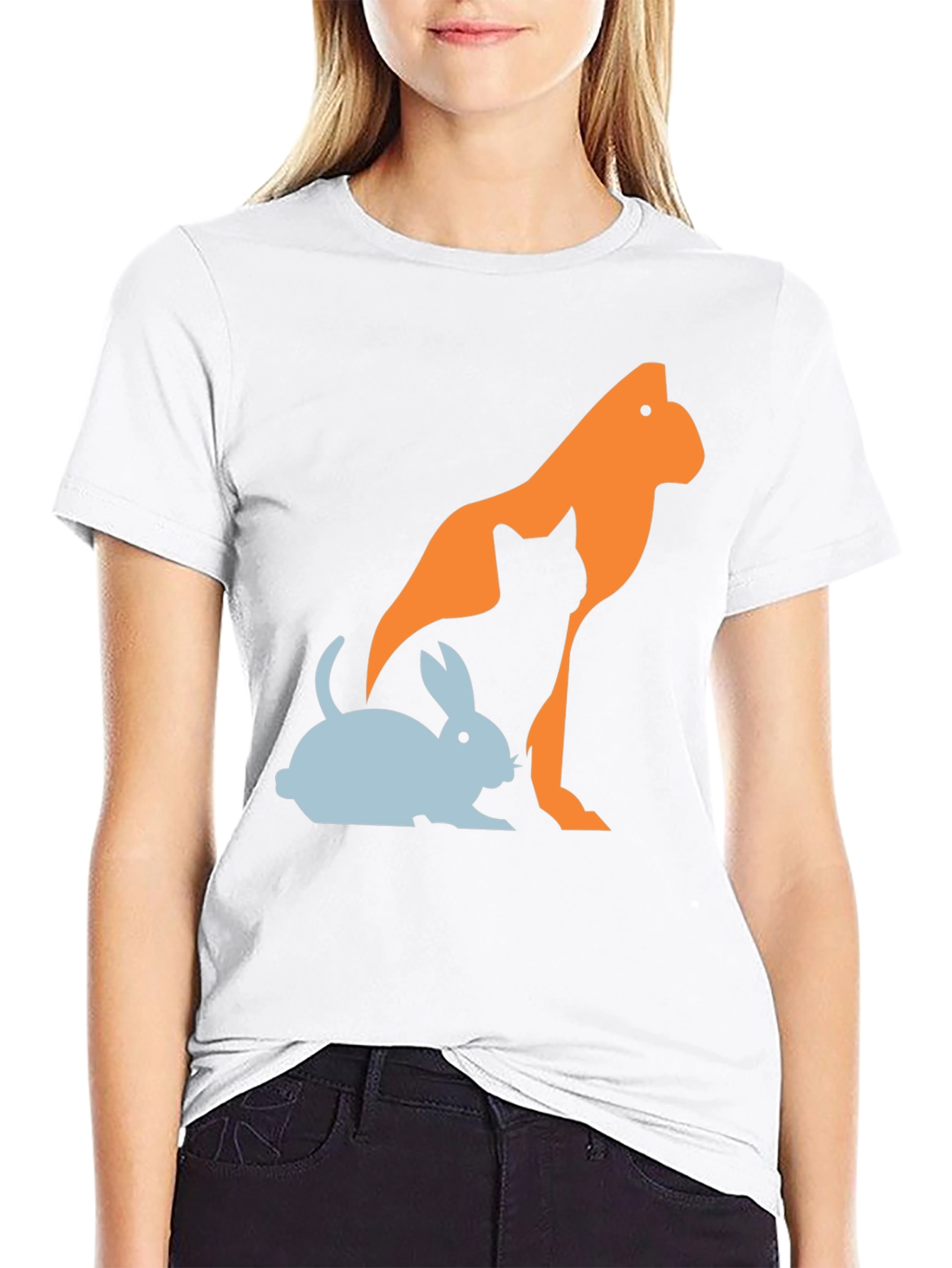 Animal Silhouette Graphic Tee