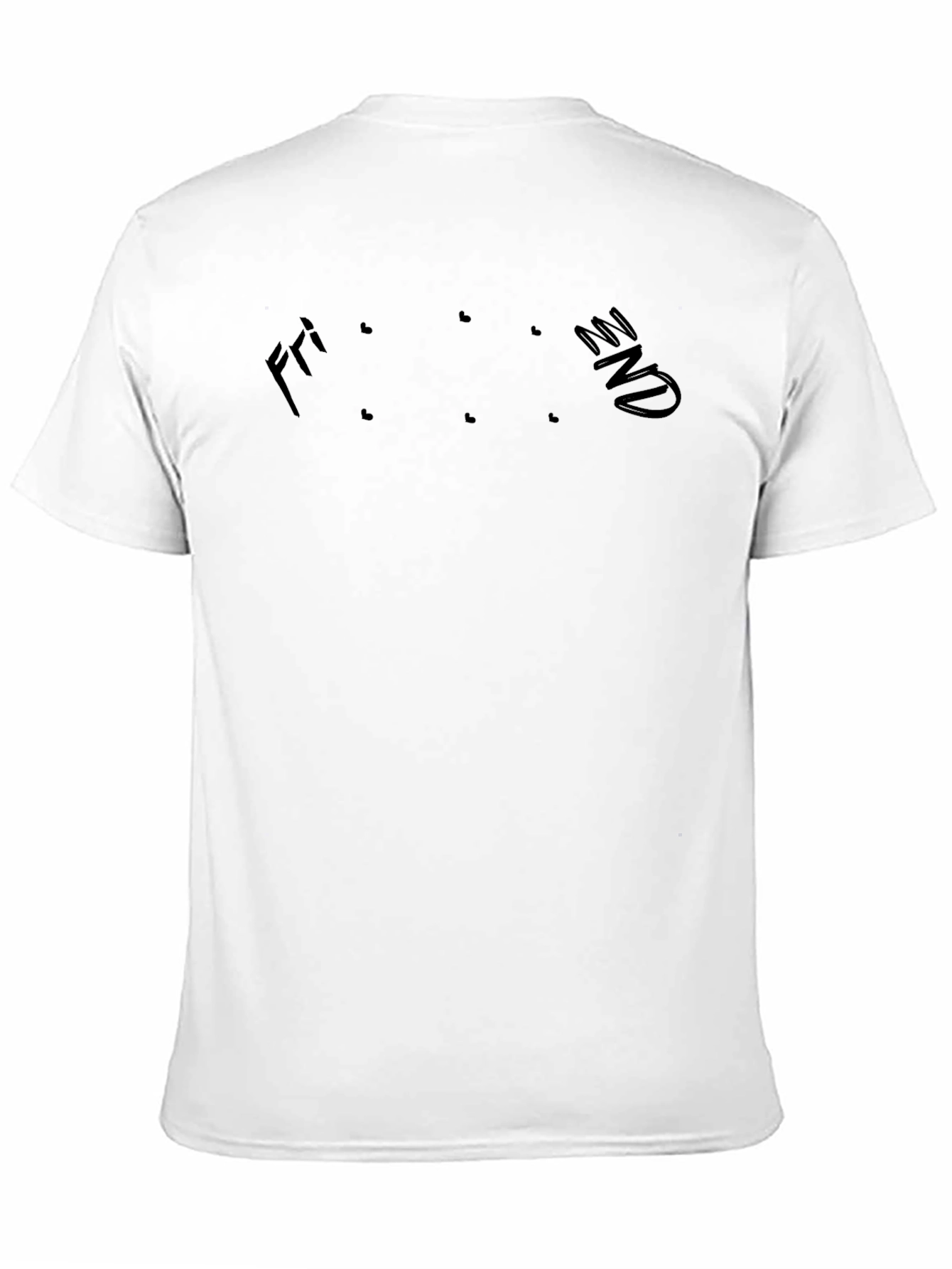 Fri-end Black Graphic T-Shirt