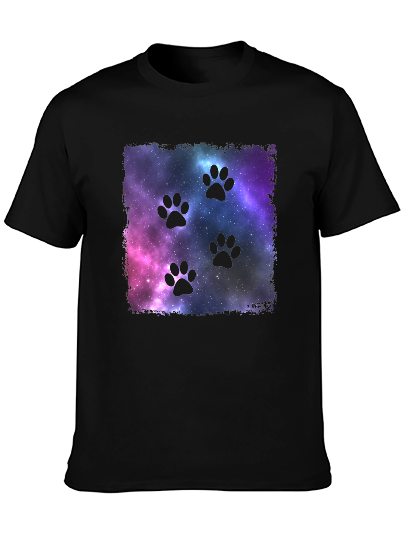 Galaxy Paw Print T-Shirt