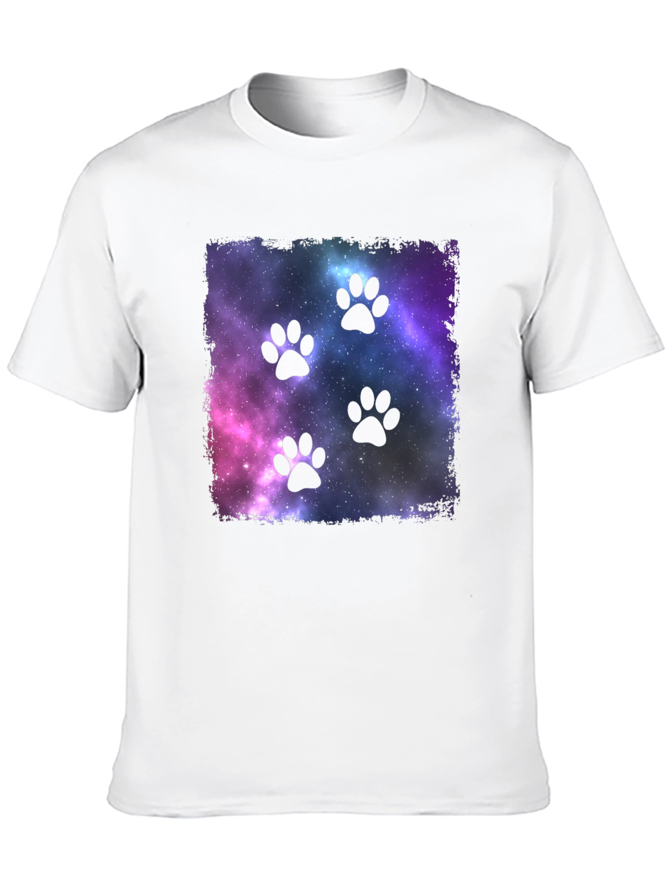 Galaxy Paw Print T-Shirt