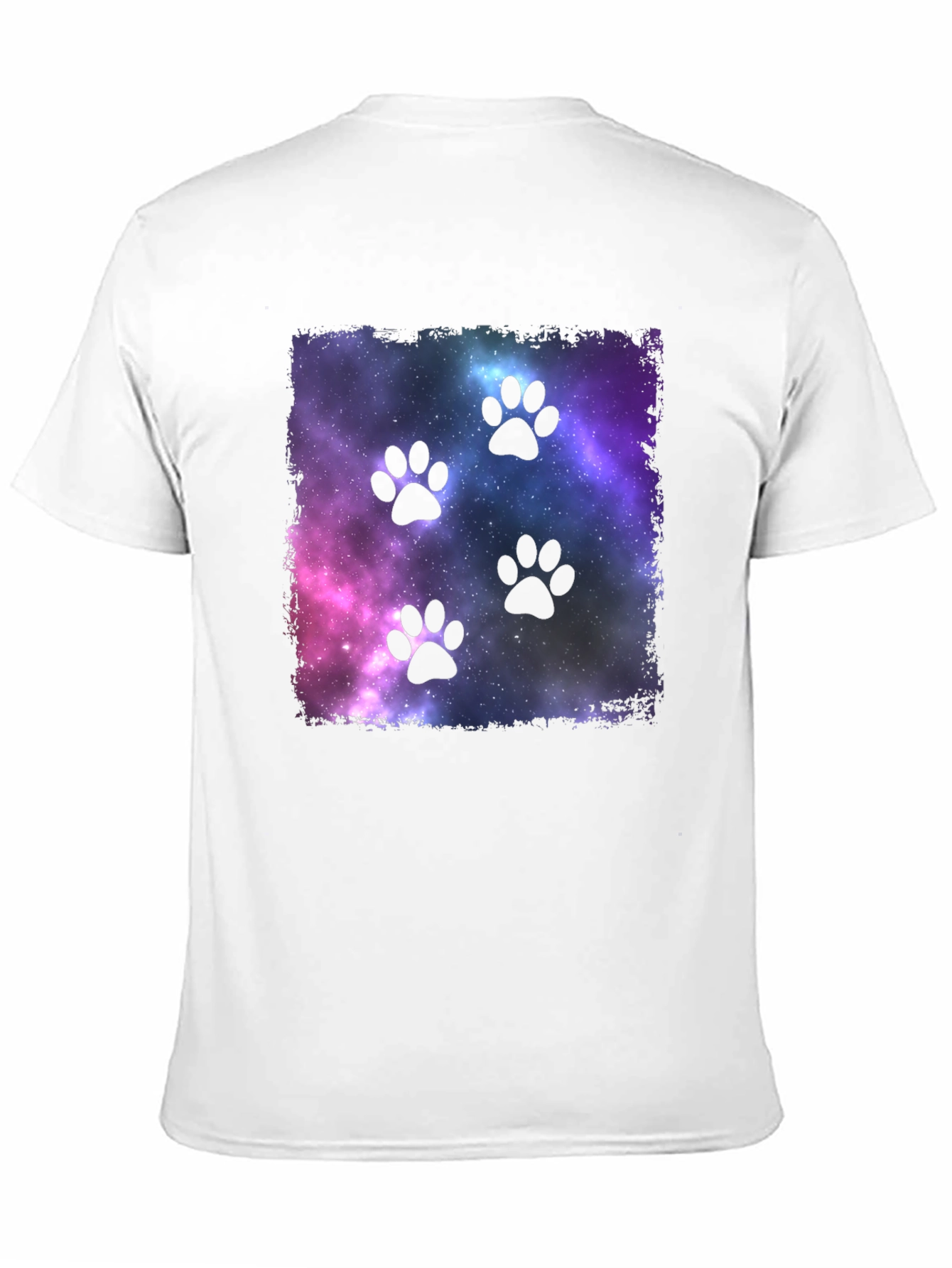 Galaxy Paw Print T-Shirt