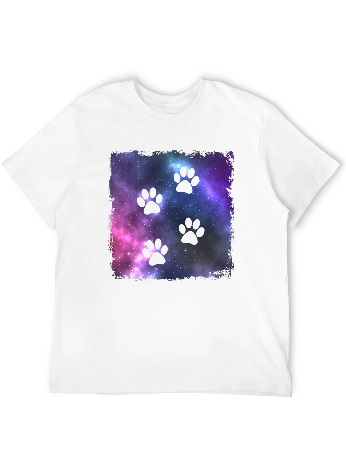 Galaxy Paw Print T-Shirt