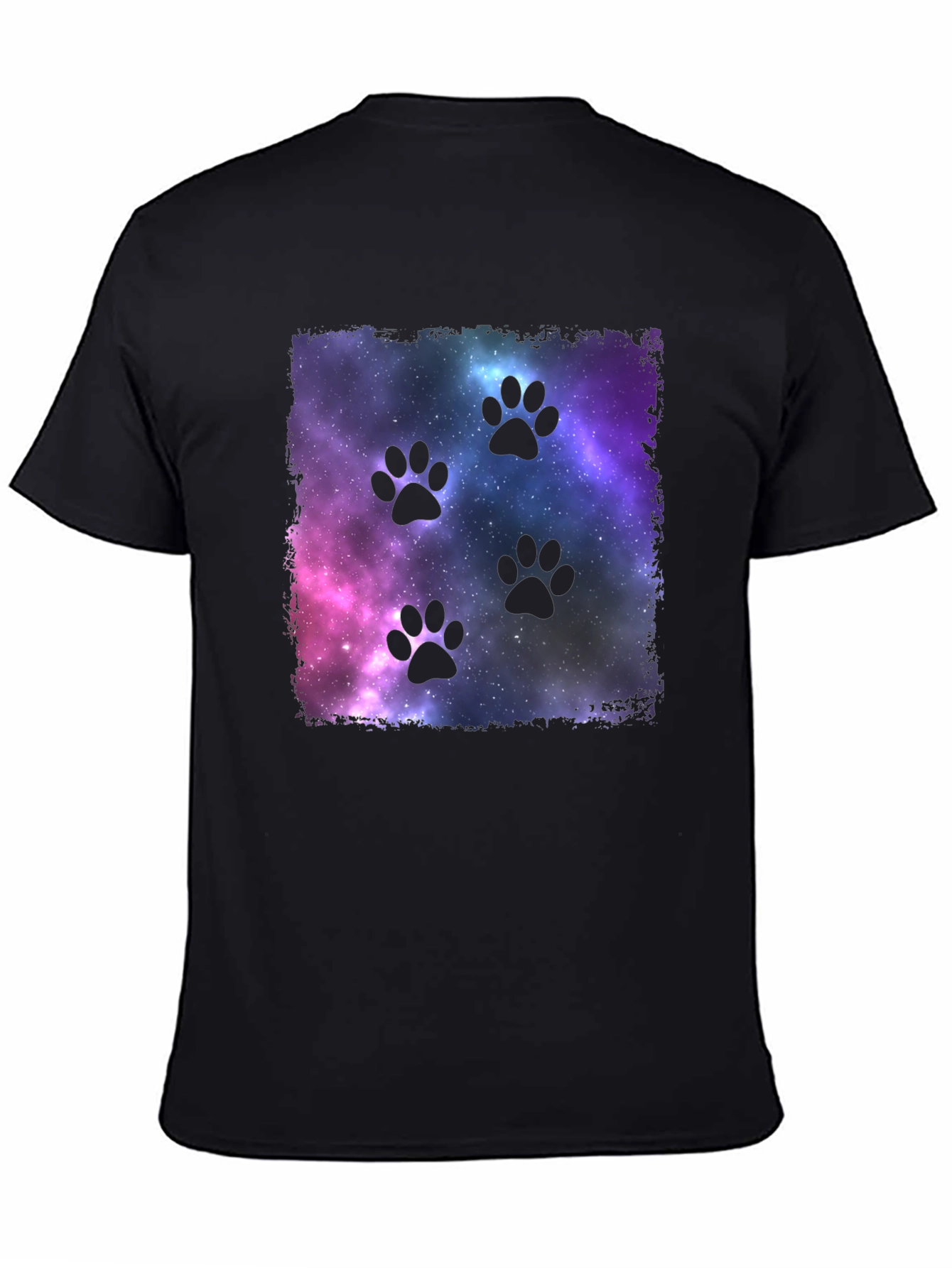Galaxy Paw Print T-Shirt