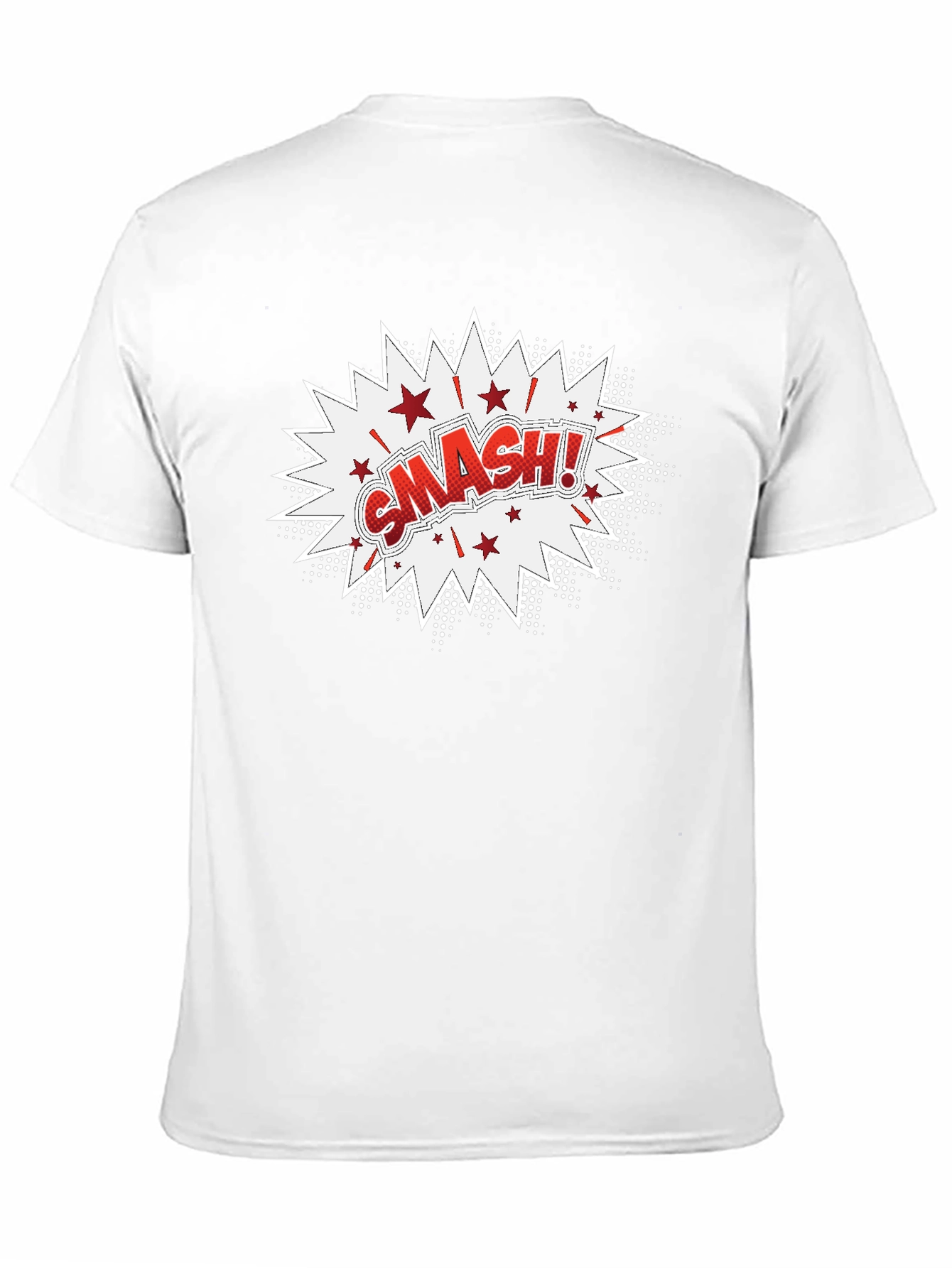 Smash! Graphic Print Black T-Shirt