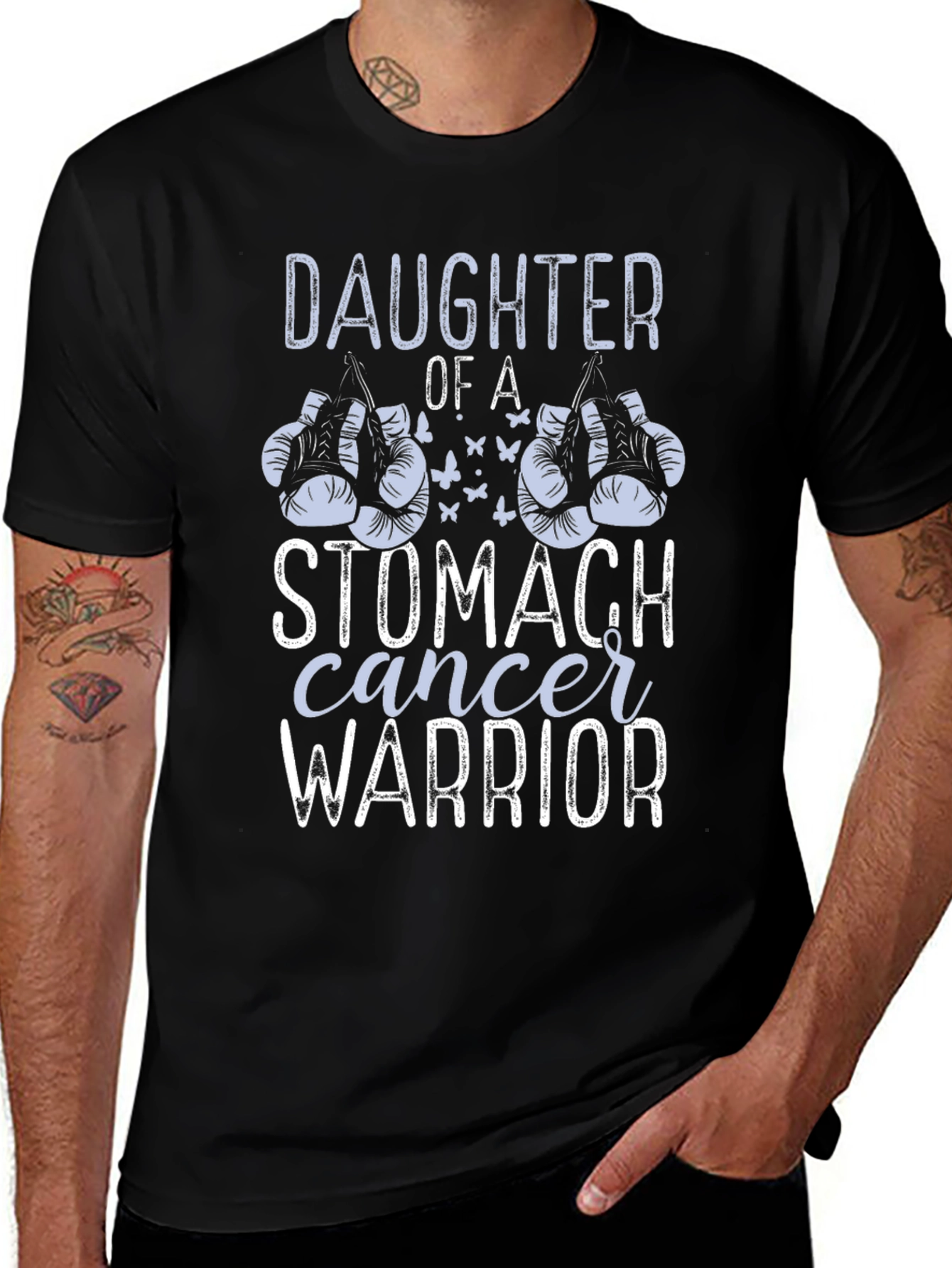 Daughter of a Stomach Cancer Warrior T-Shirt