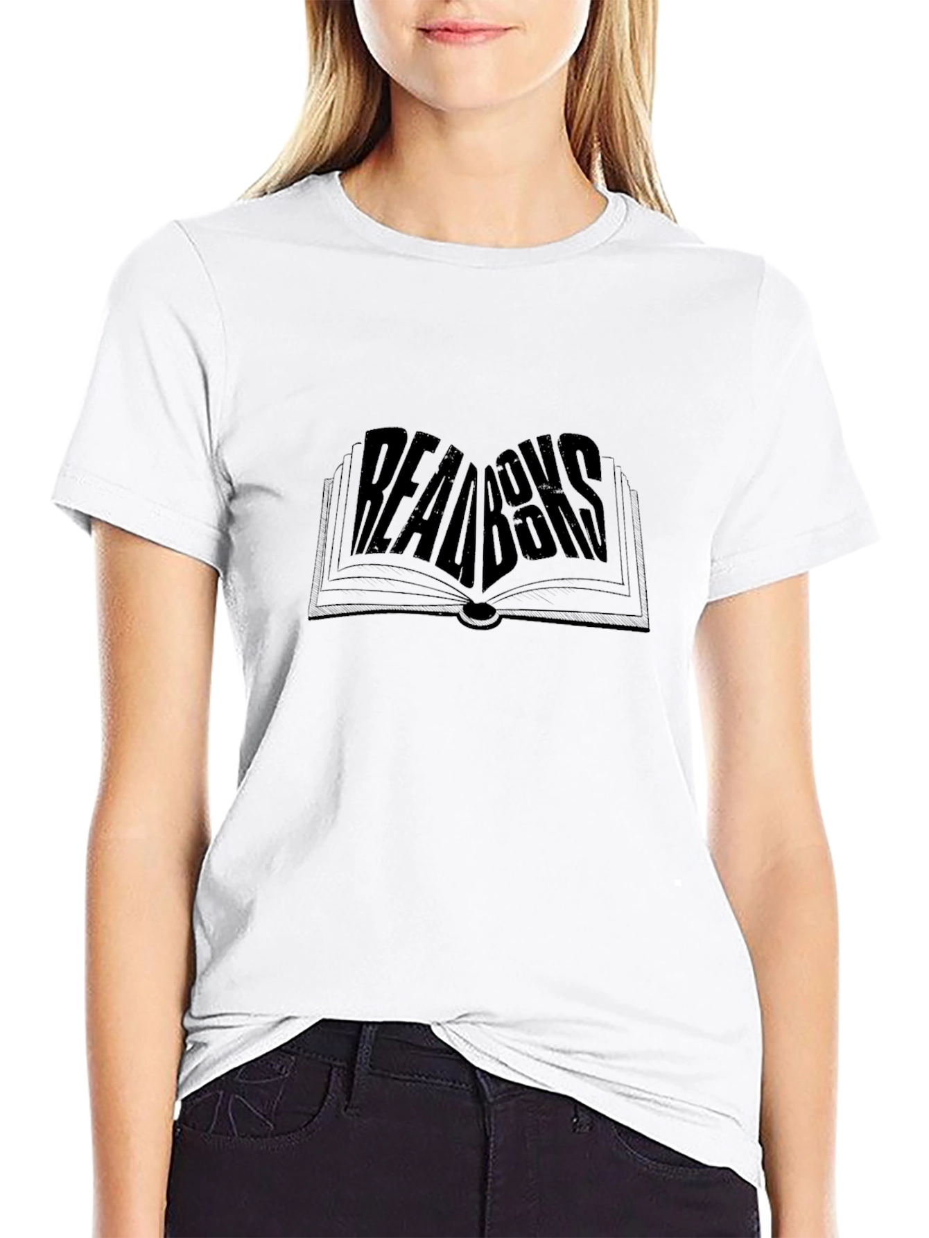 Read Books Graphic Tee - Classic Black T-Shirt