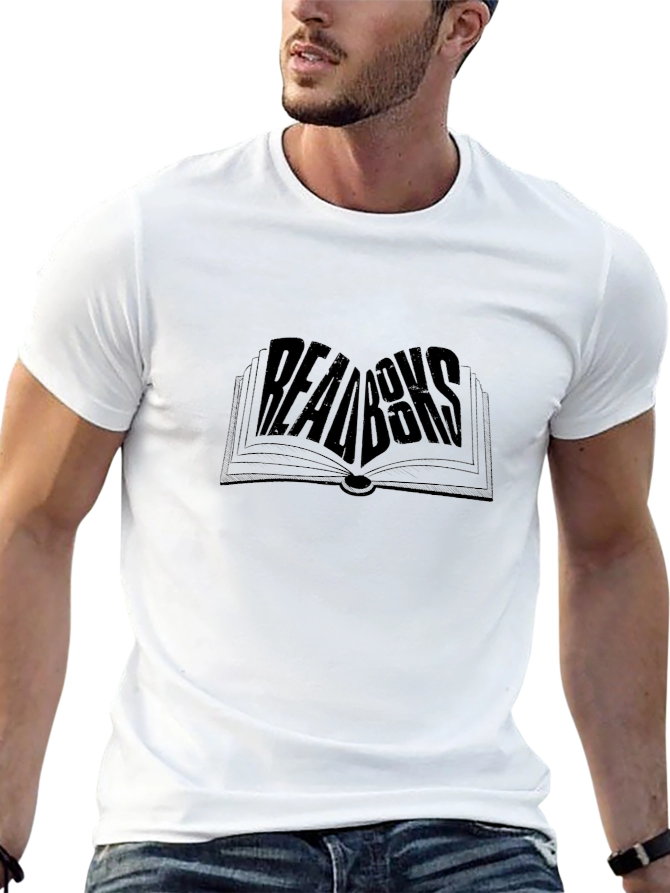 Read Books Graphic Tee - Classic Black T-Shirt