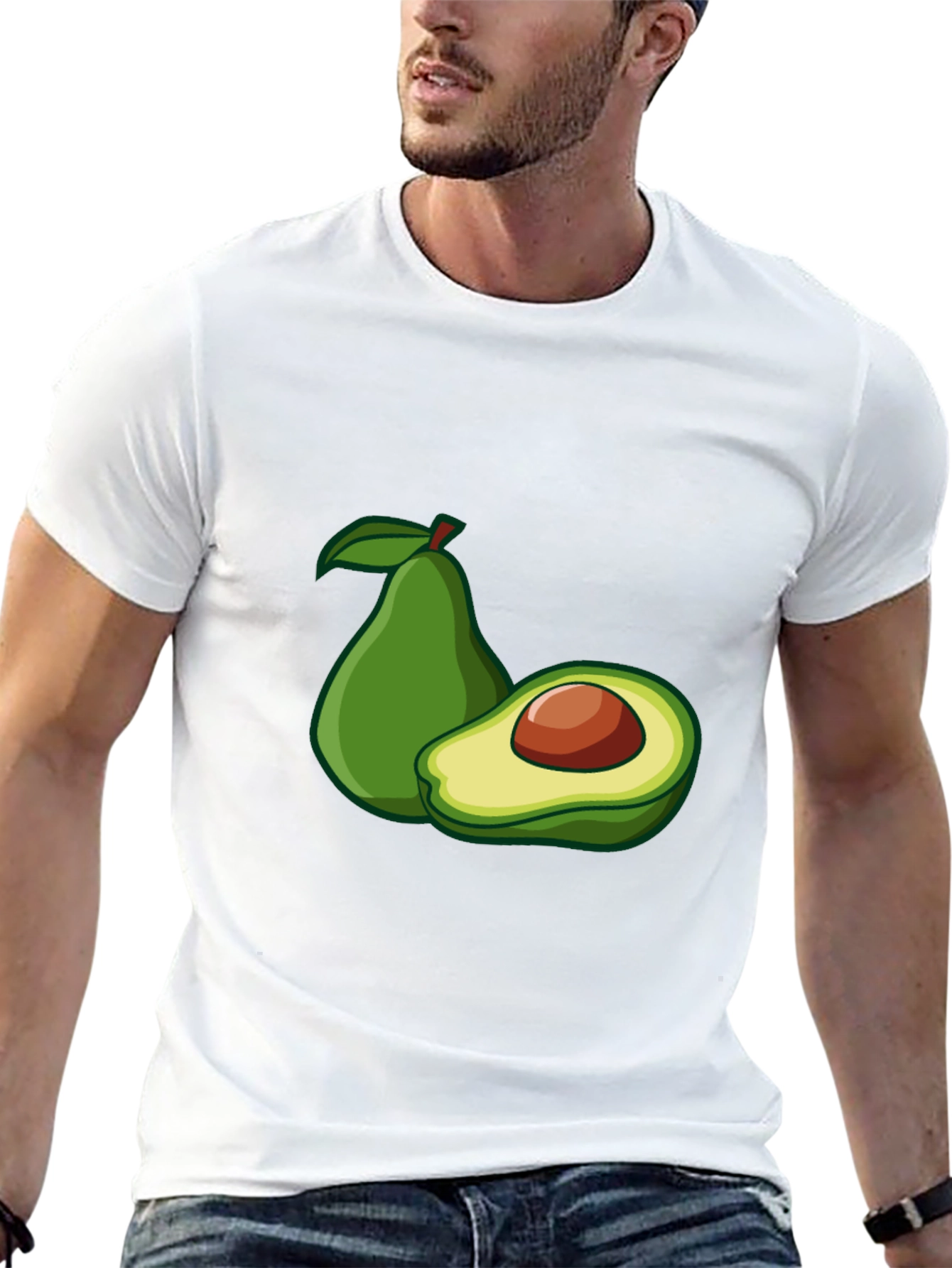 Avocado Graphic Tee - Modern Style
