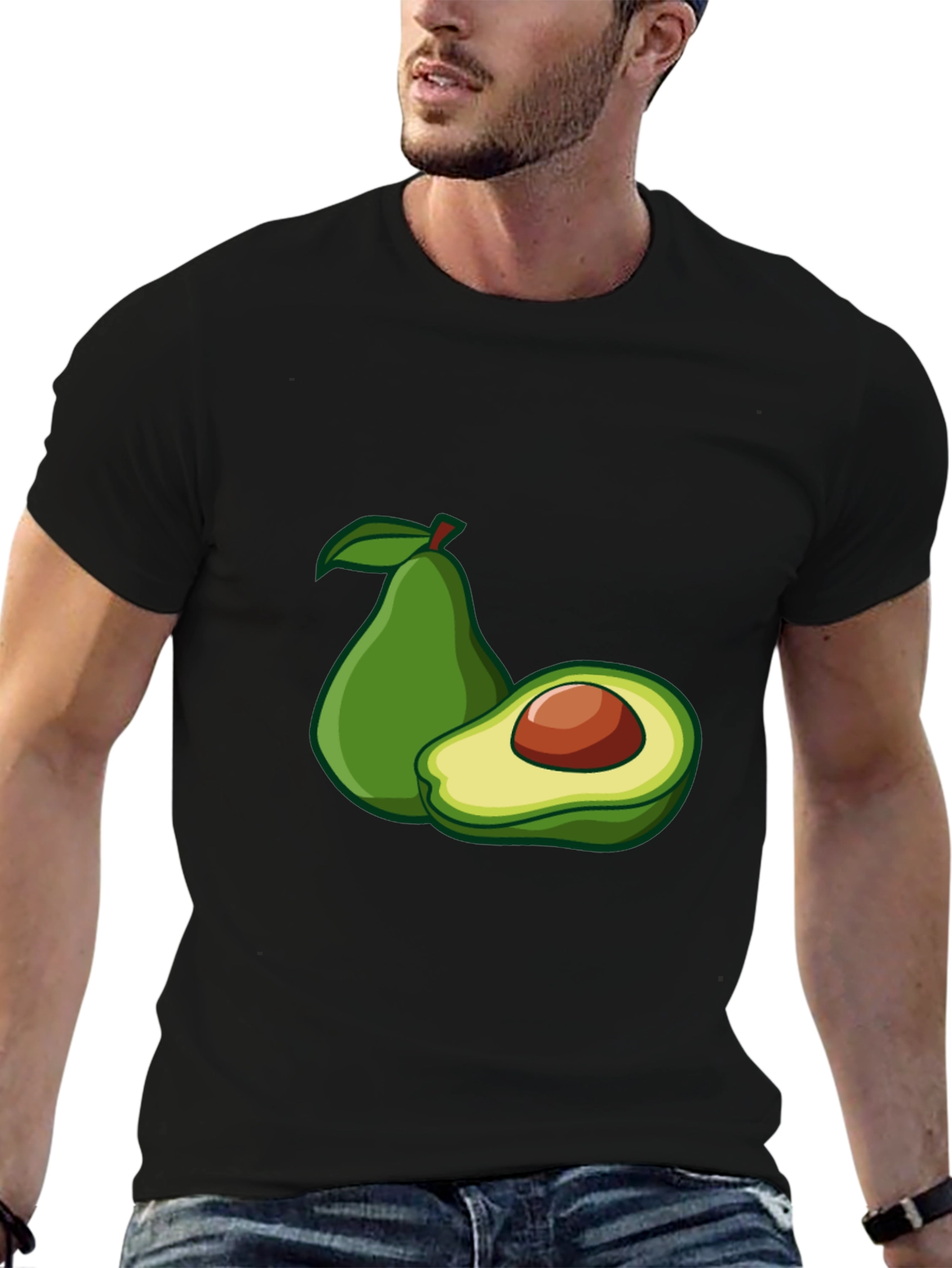 Avocado Graphic Tee - Modern Style