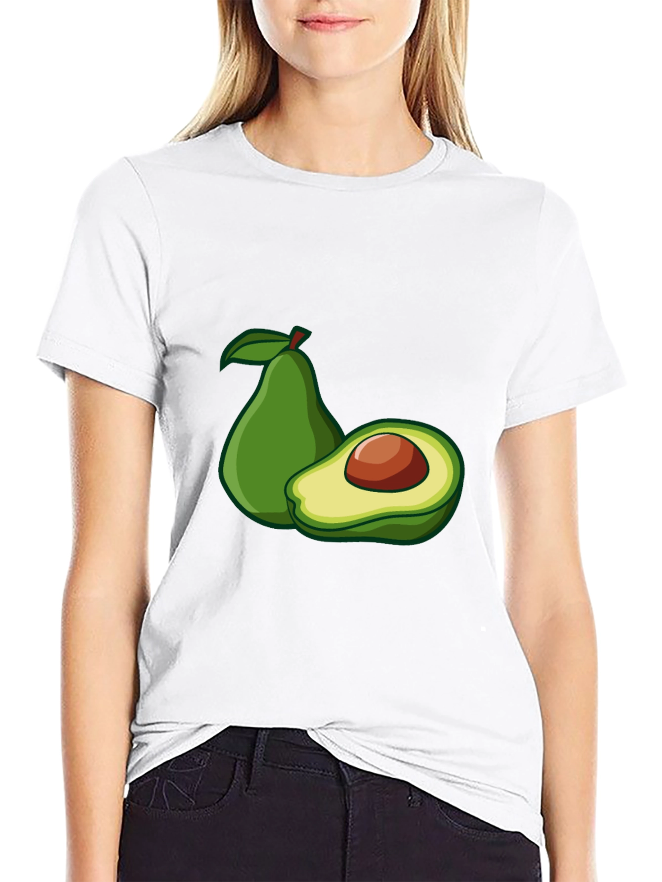 Avocado Graphic Tee - Modern Style