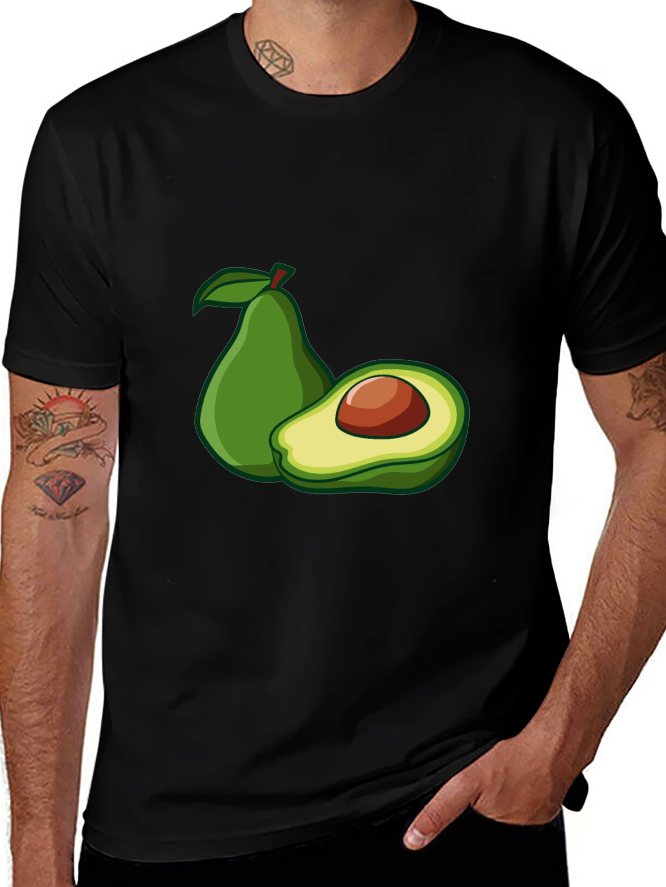Avocado Graphic Tee - Modern Style