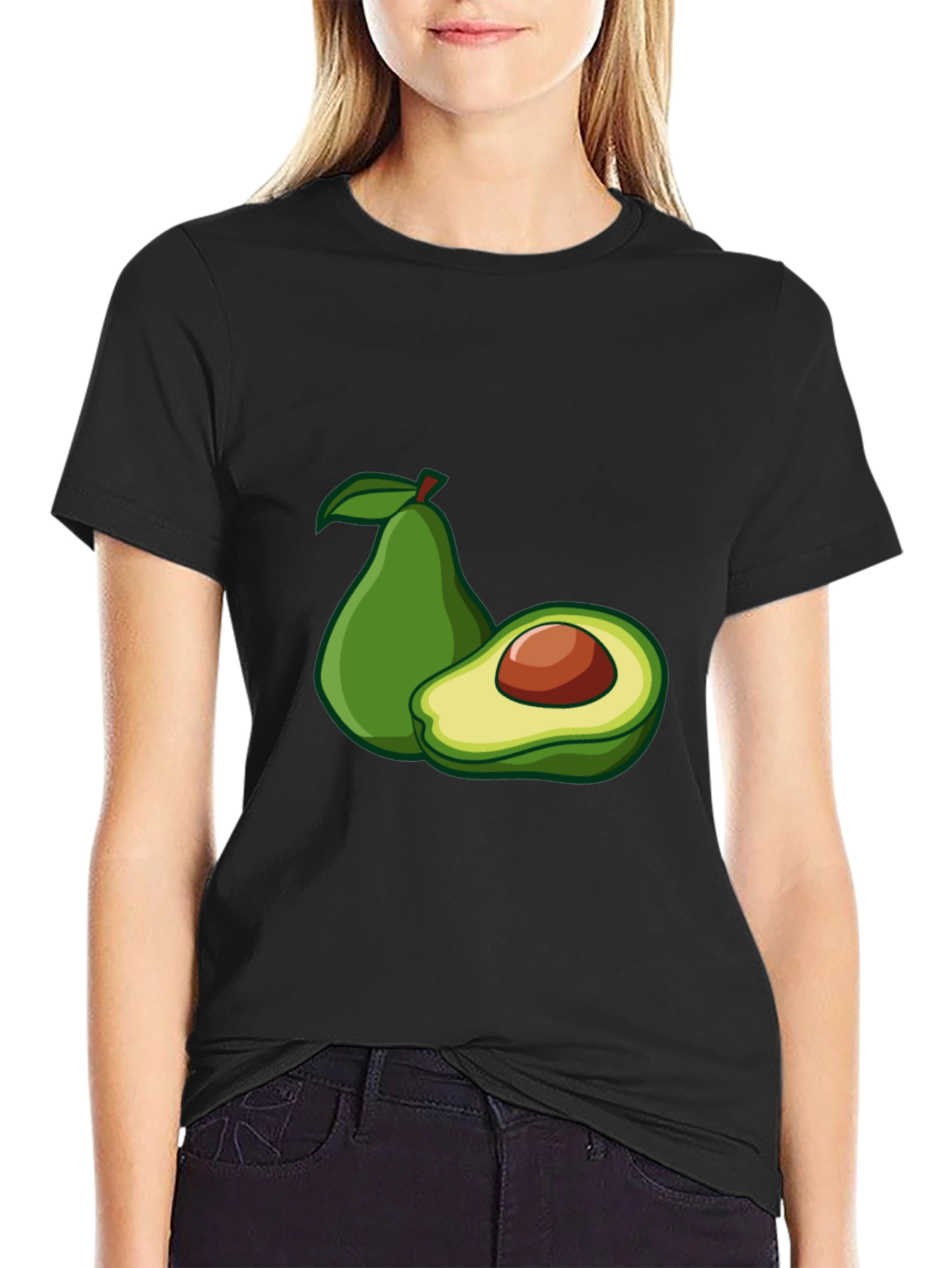 Avocado Graphic Tee - Modern Style