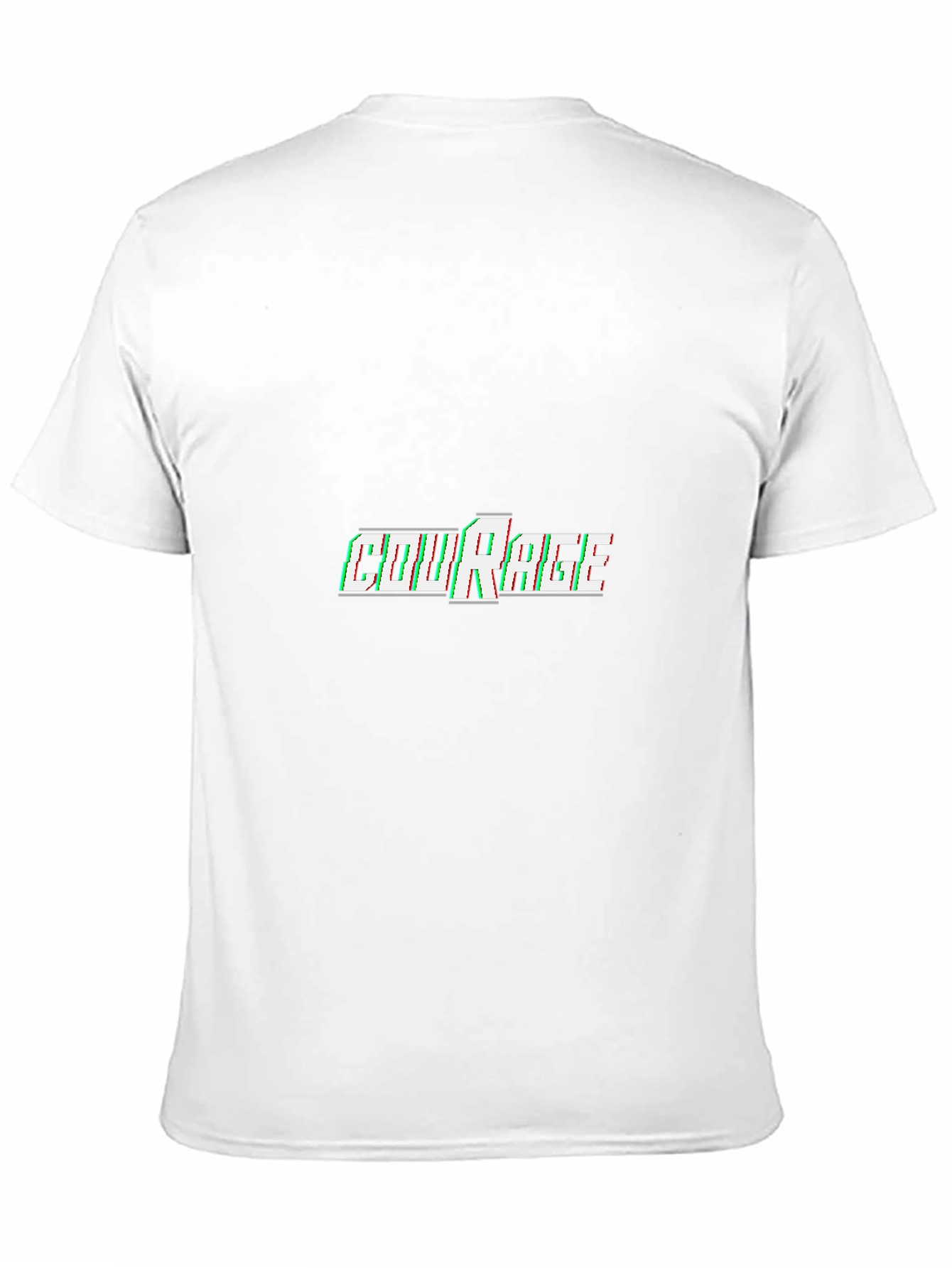 Courage Graphic Tee - Black Short Sleeve T-Shirt