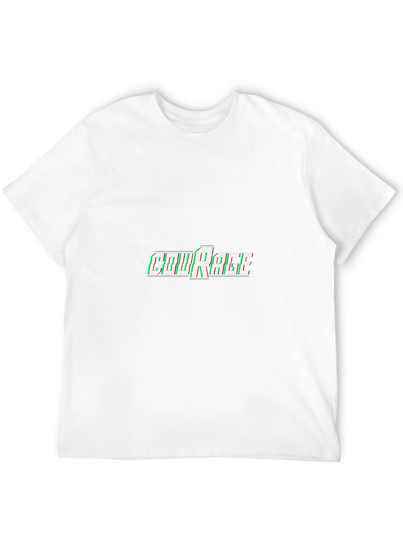 Courage Graphic Tee - Black Short Sleeve T-Shirt