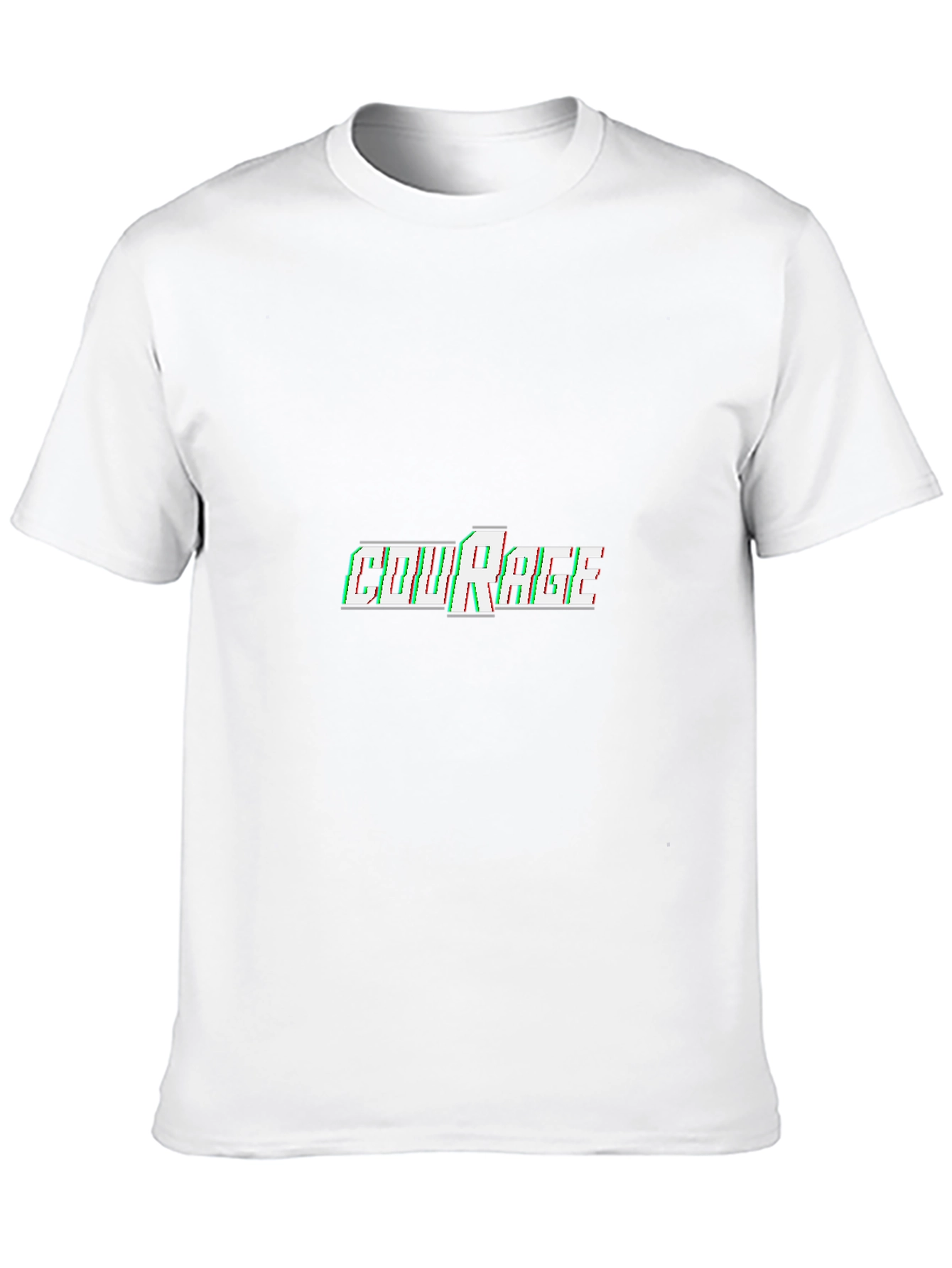 Courage Graphic Tee - Black Short Sleeve T-Shirt