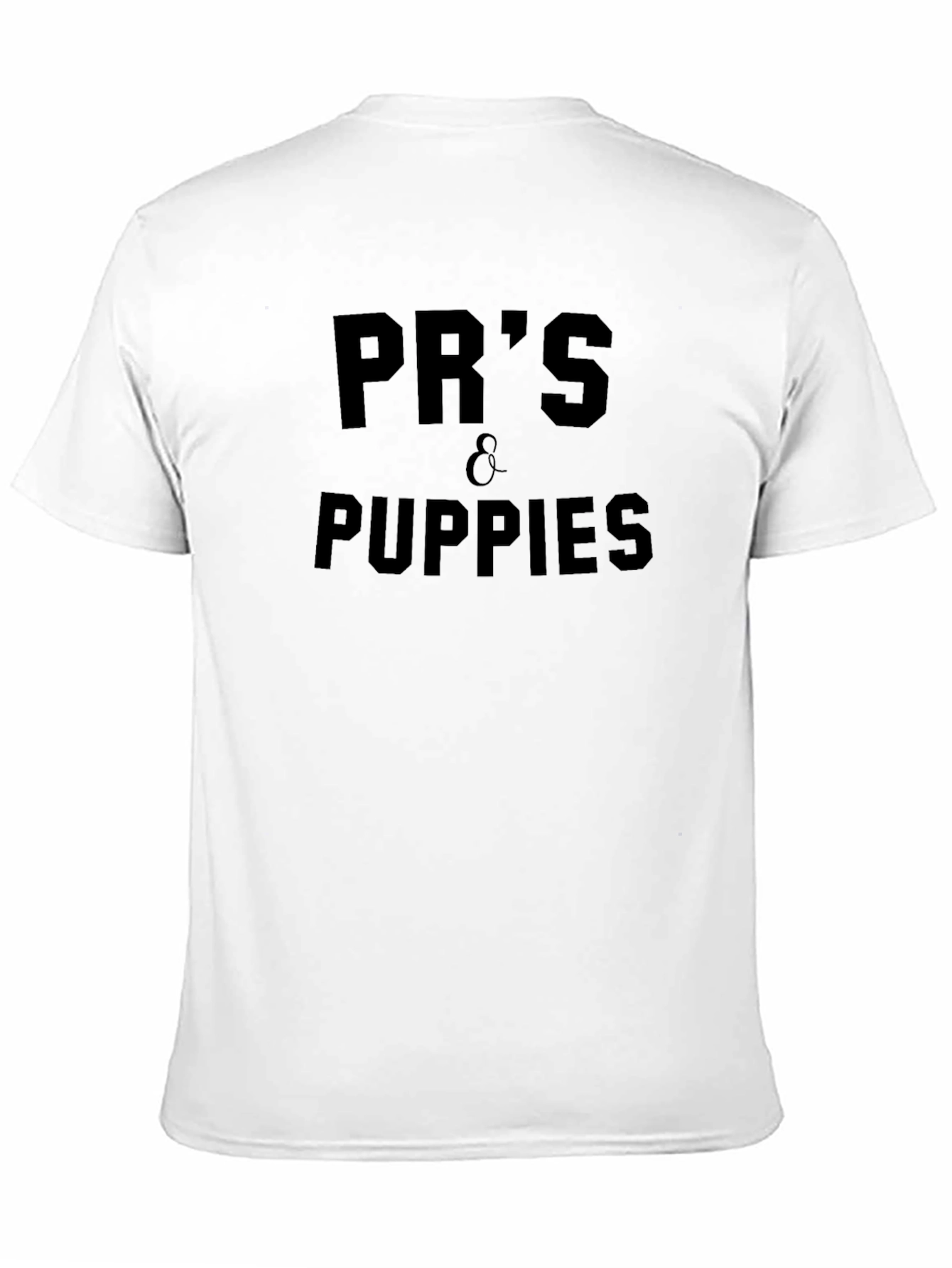 PRs & Puppies Black Graphic Tee