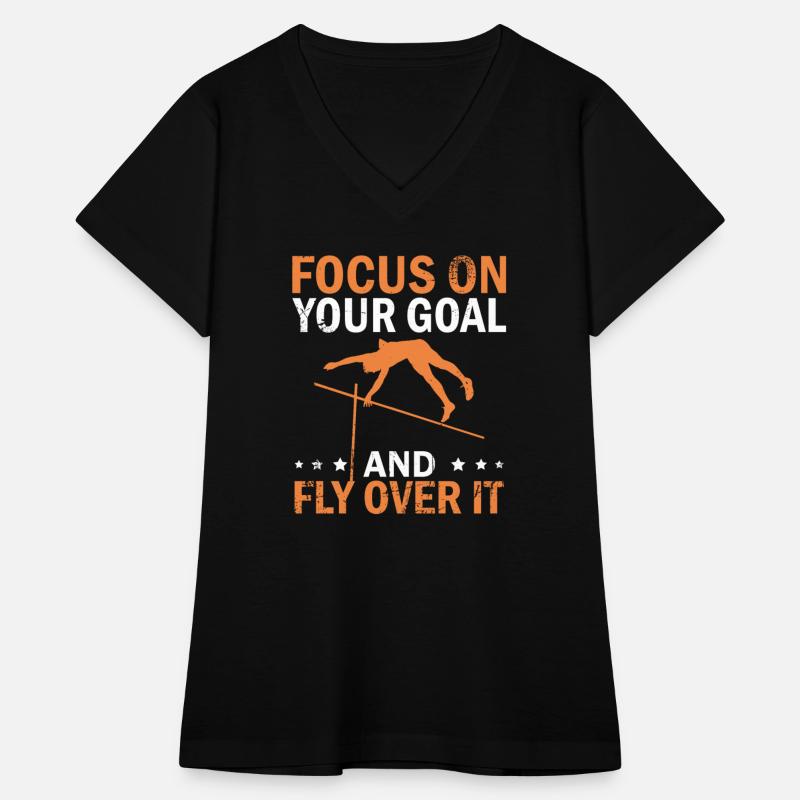 Focus On Your Goal Pole Vault Athlete