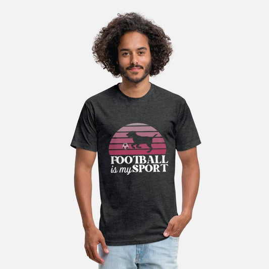 football is my sport|funny dog football tshirt