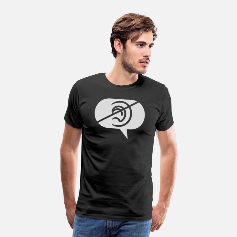 Forbidden hear icon speech