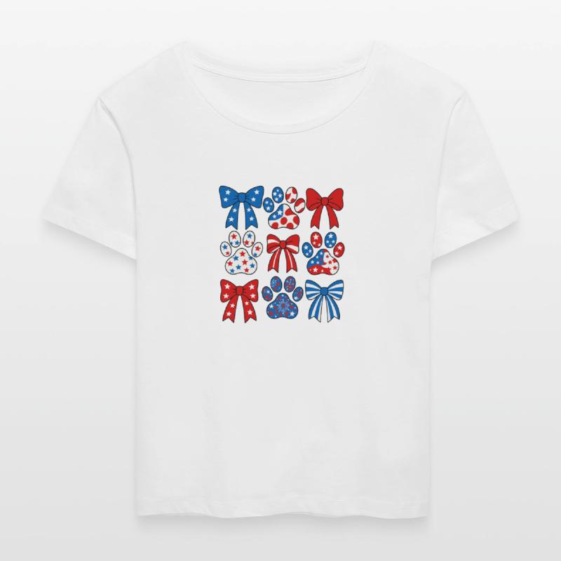 Fourth of July Paw and Bow