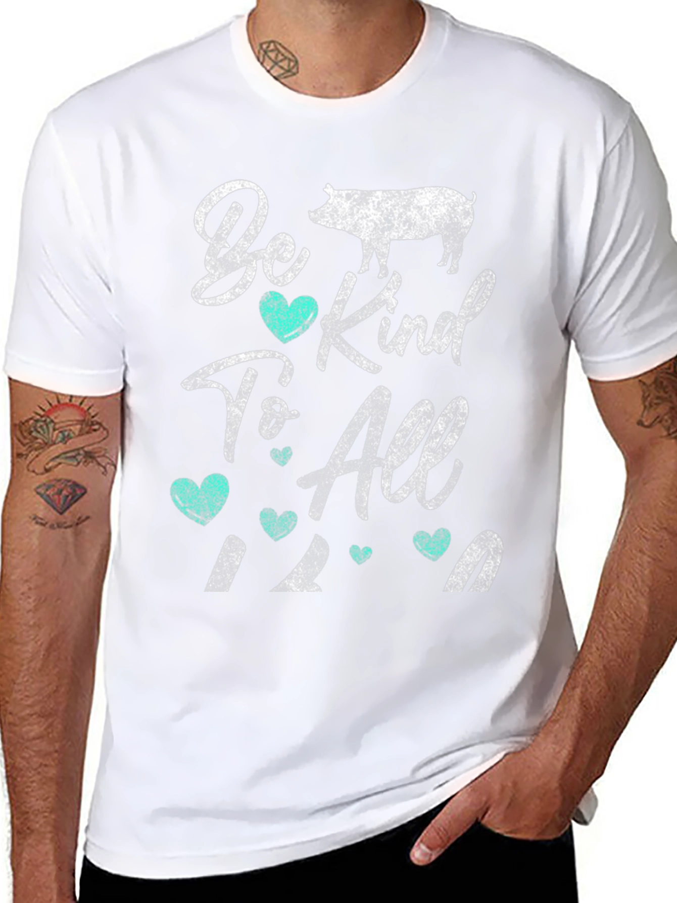 Be Kind To All Pig Graphic Tee