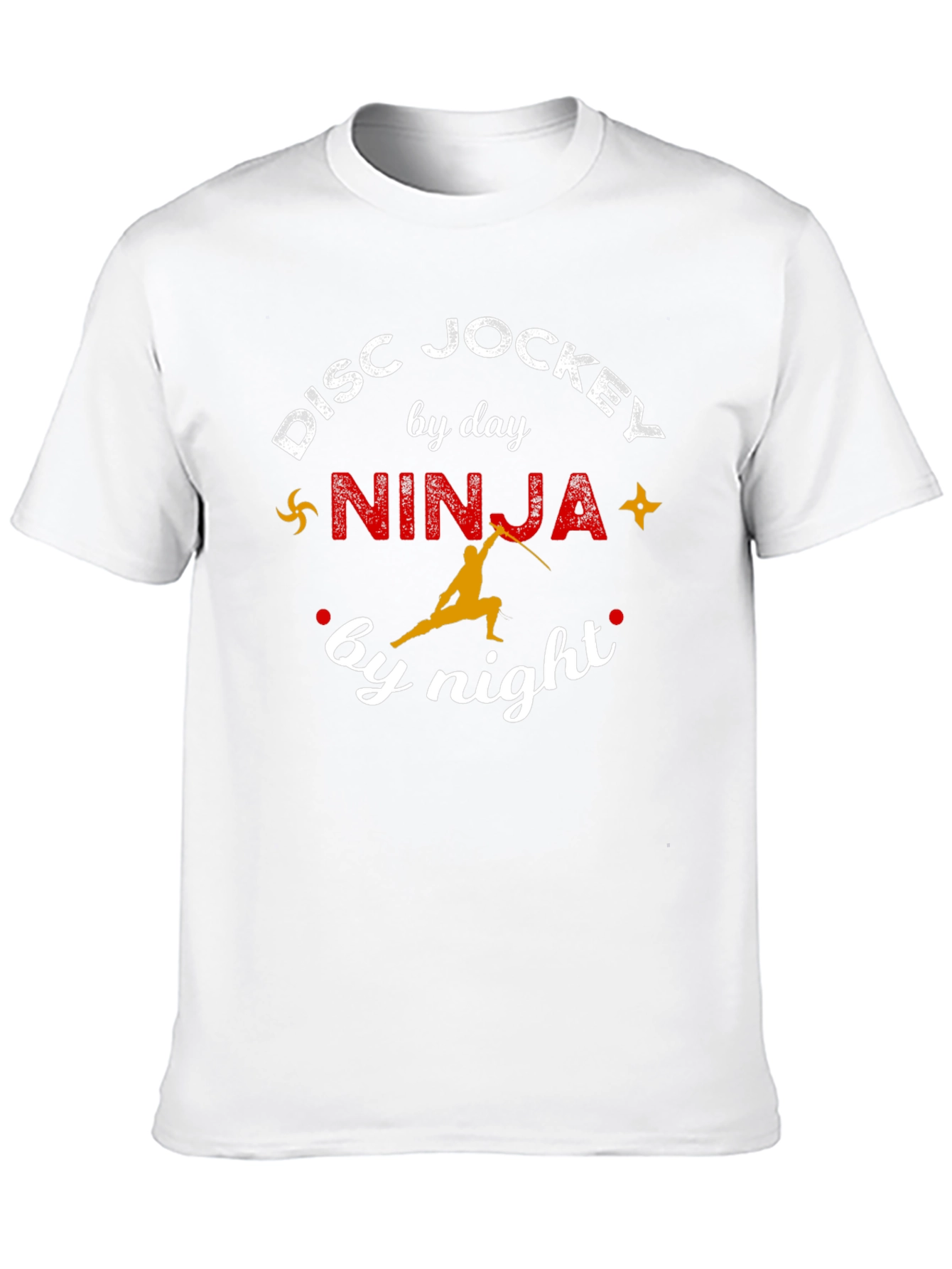 Disc Jockey by Day Ninja by Night Graphic T-Shirt
