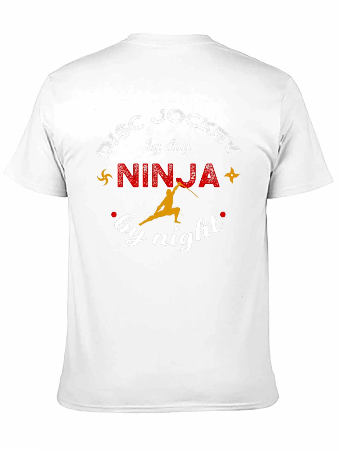 Disc Jockey by Day Ninja by Night Graphic T-Shirt