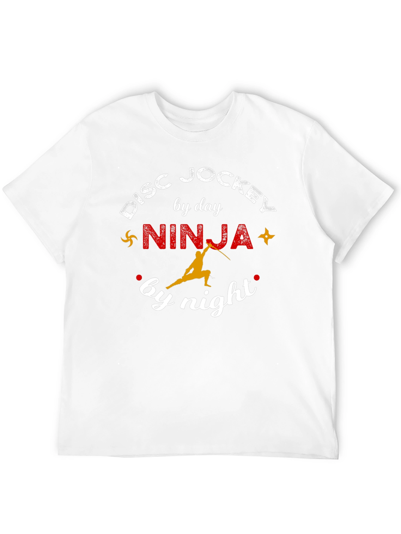 Disc Jockey by Day Ninja by Night Graphic T-Shirt