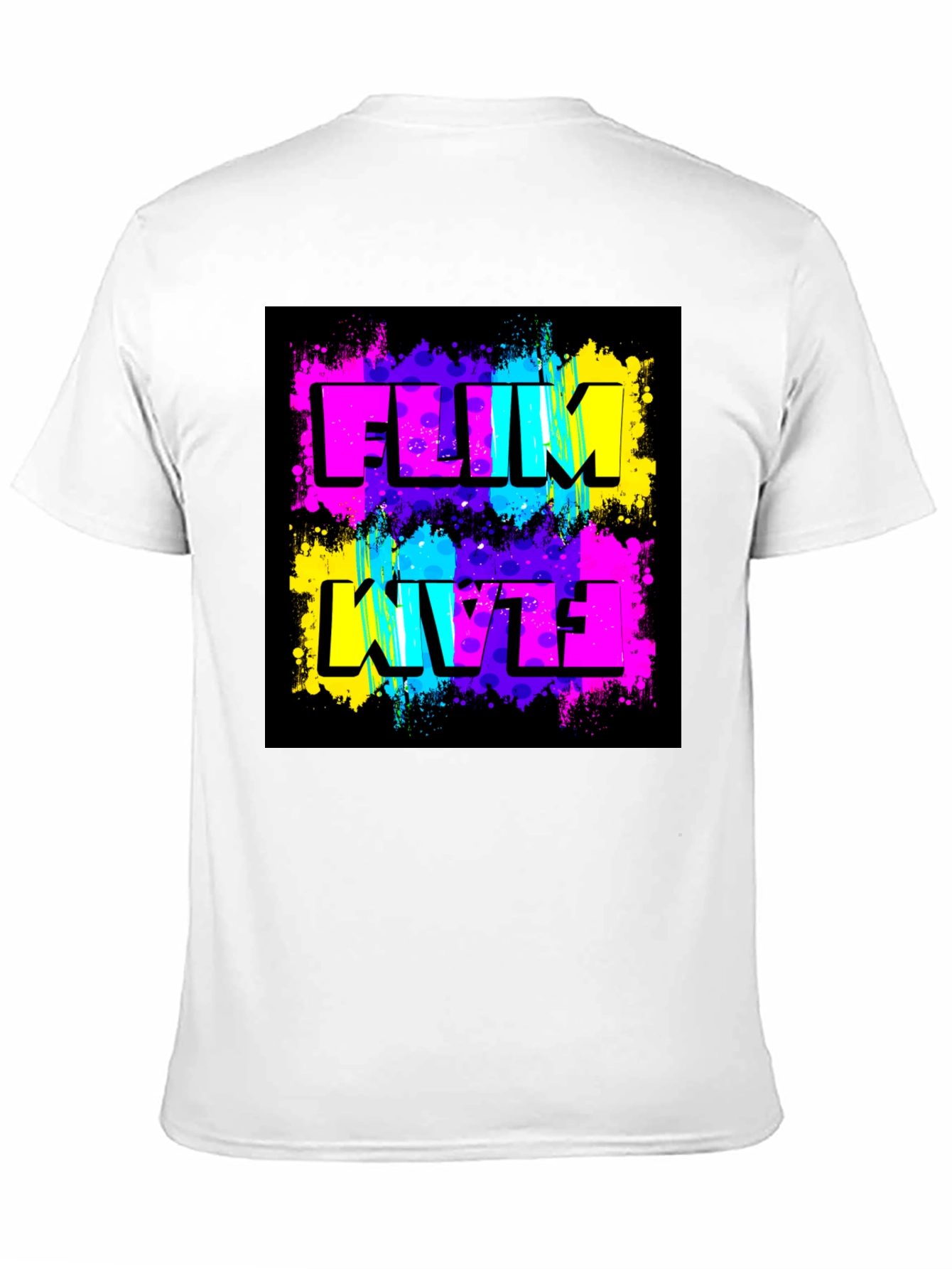 Funky FLIM Flam T-Shirt - Black
