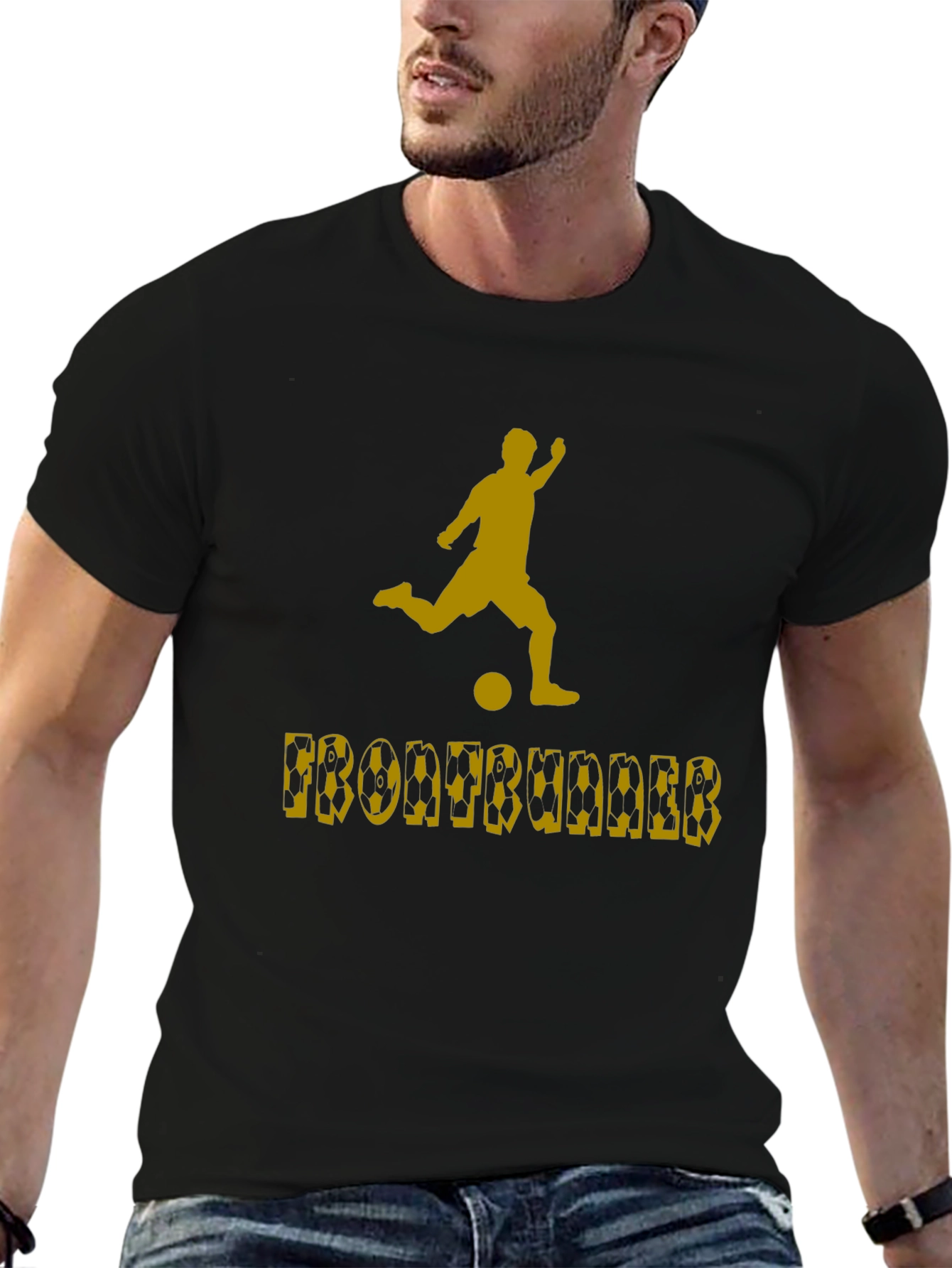 Frontrunner Soccer Graphic Tee - Black