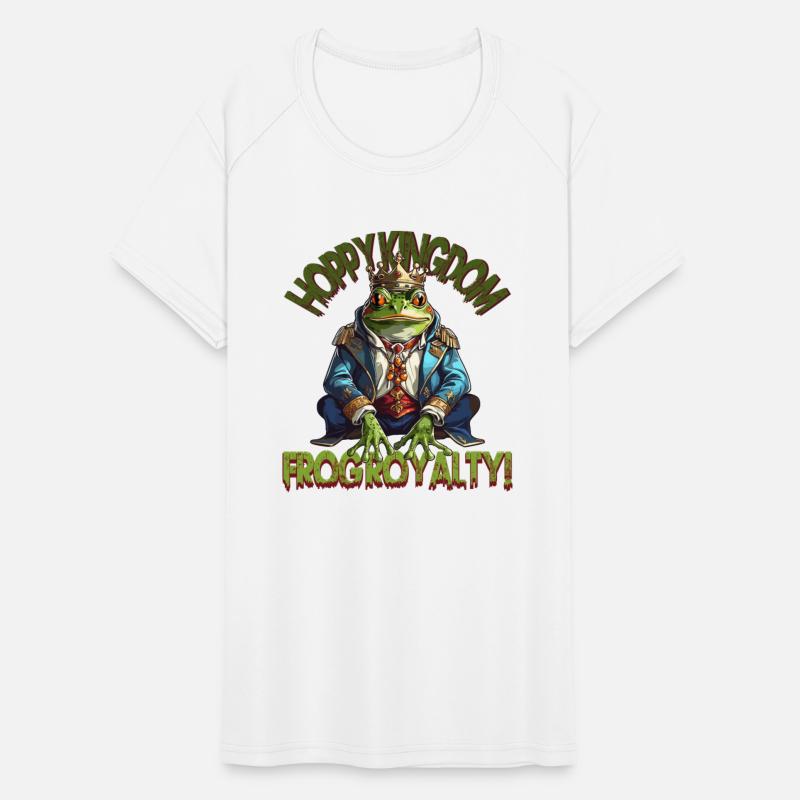 frog king mascot t shirt design