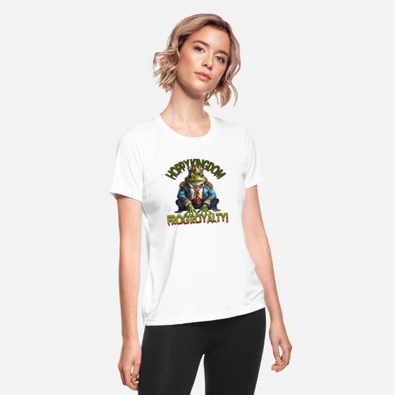 frog king mascot t shirt design