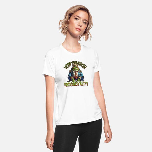 frog king mascot t shirt design
