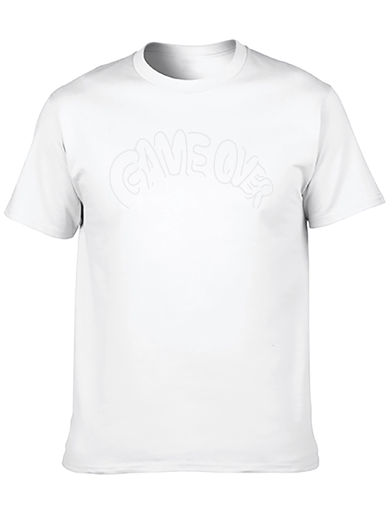 Game Over Black T-Shirt - Gamer Style