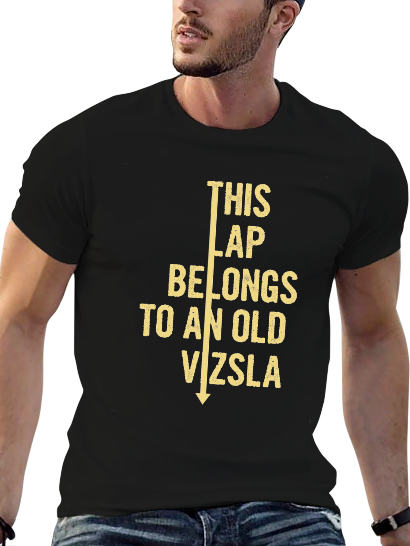 This Lap Belongs to an Old Vizsla T-Shirt