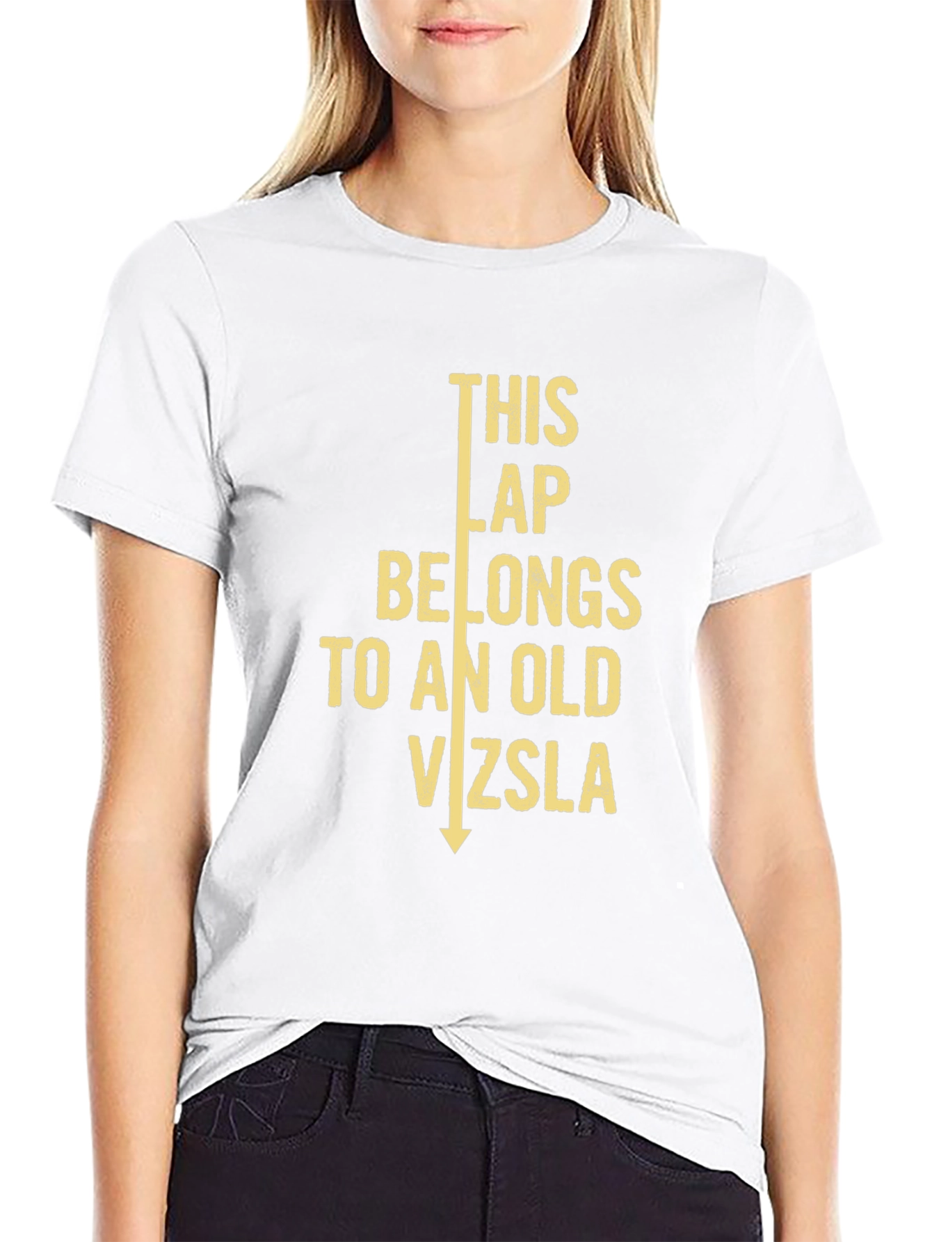 This Lap Belongs to an Old Vizsla T-Shirt