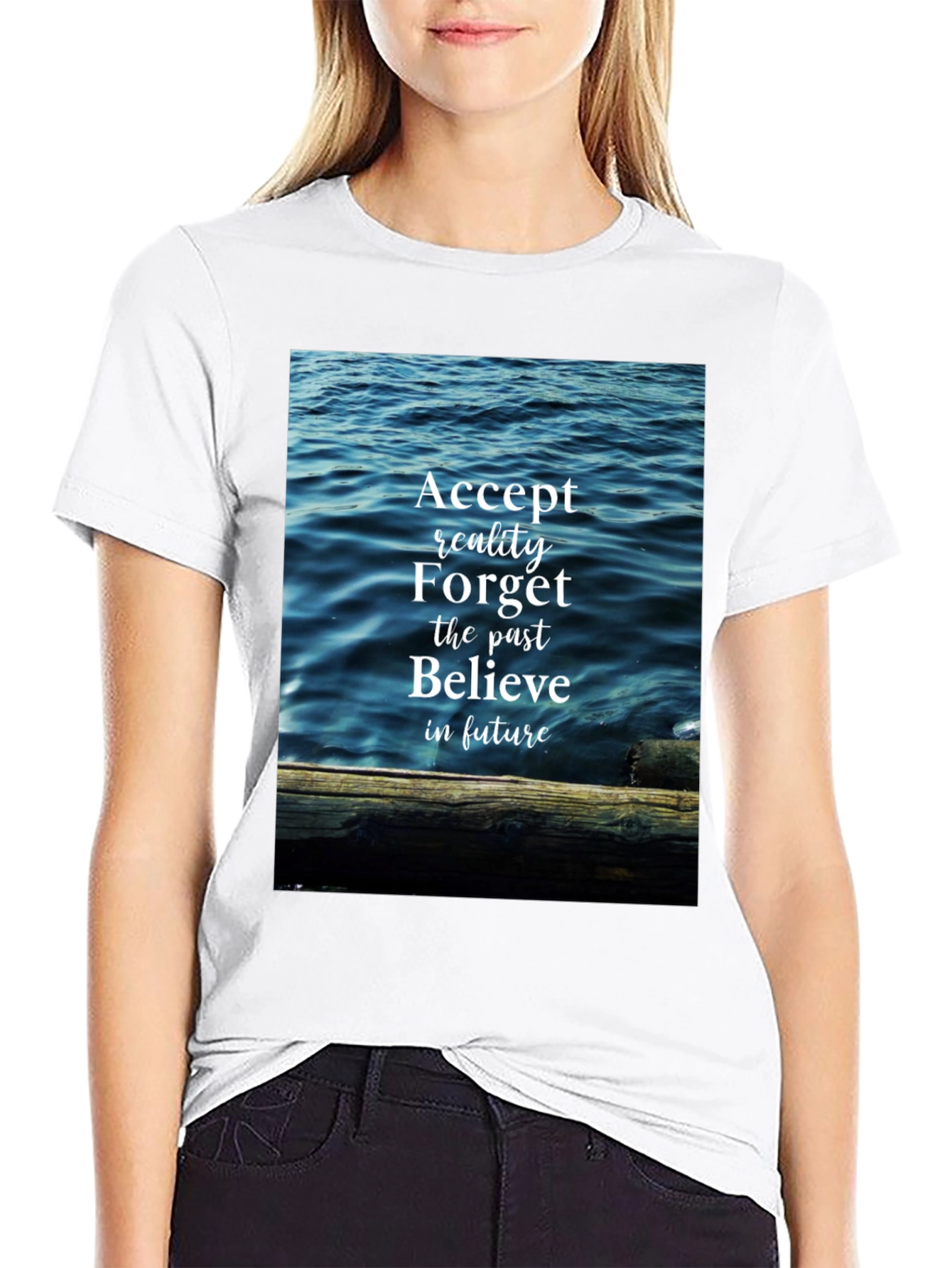 Inspirational Ocean Graphic T-Shirt