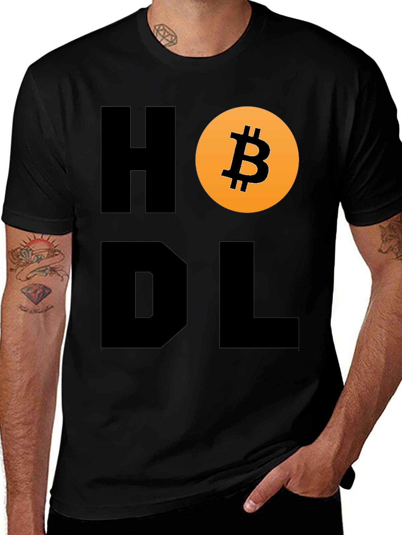 HODL Bitcoin Graphic T-Shirt - Crypto Investor Tee