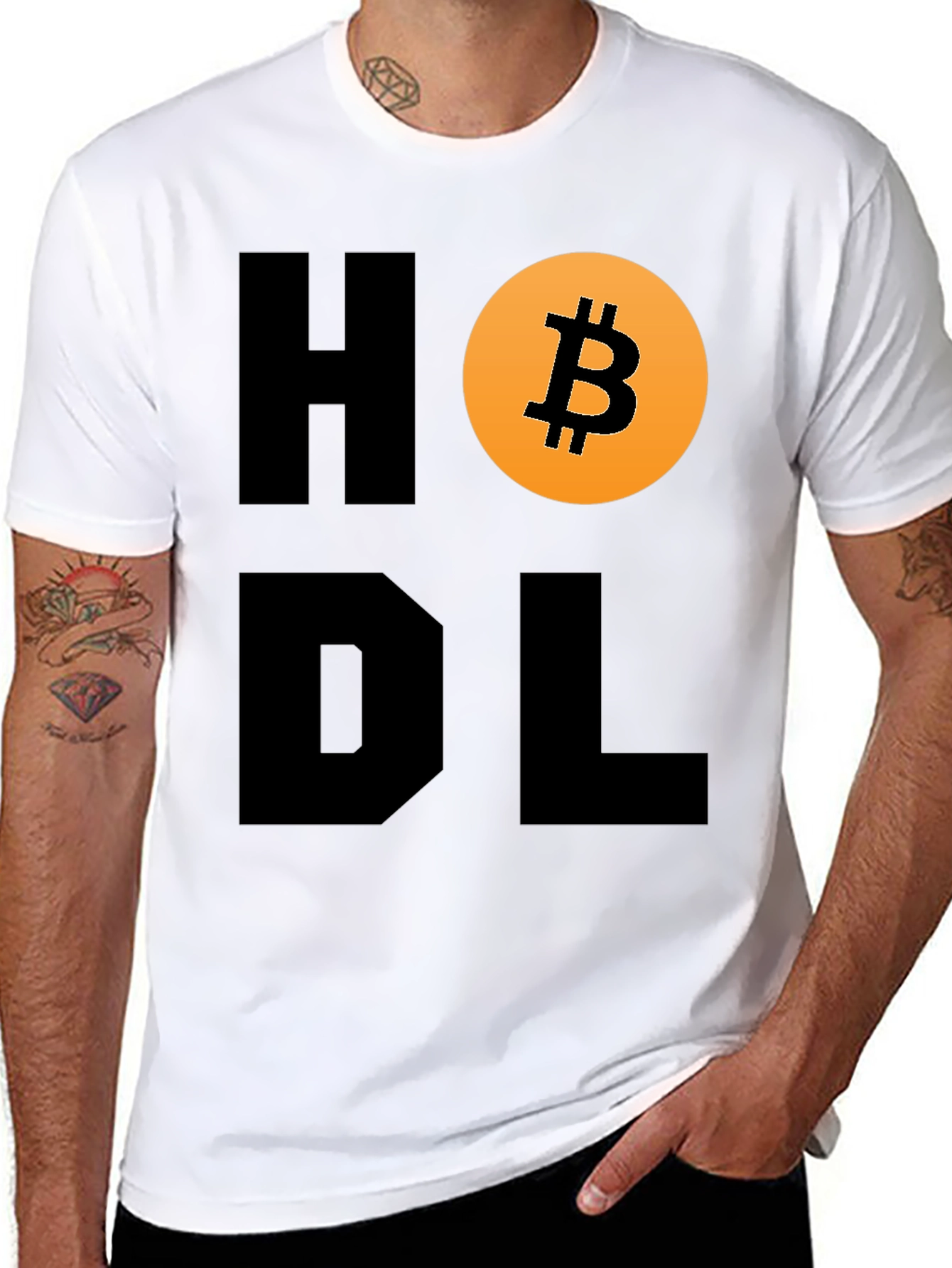 HODL Bitcoin Graphic T-Shirt - Crypto Investor Tee