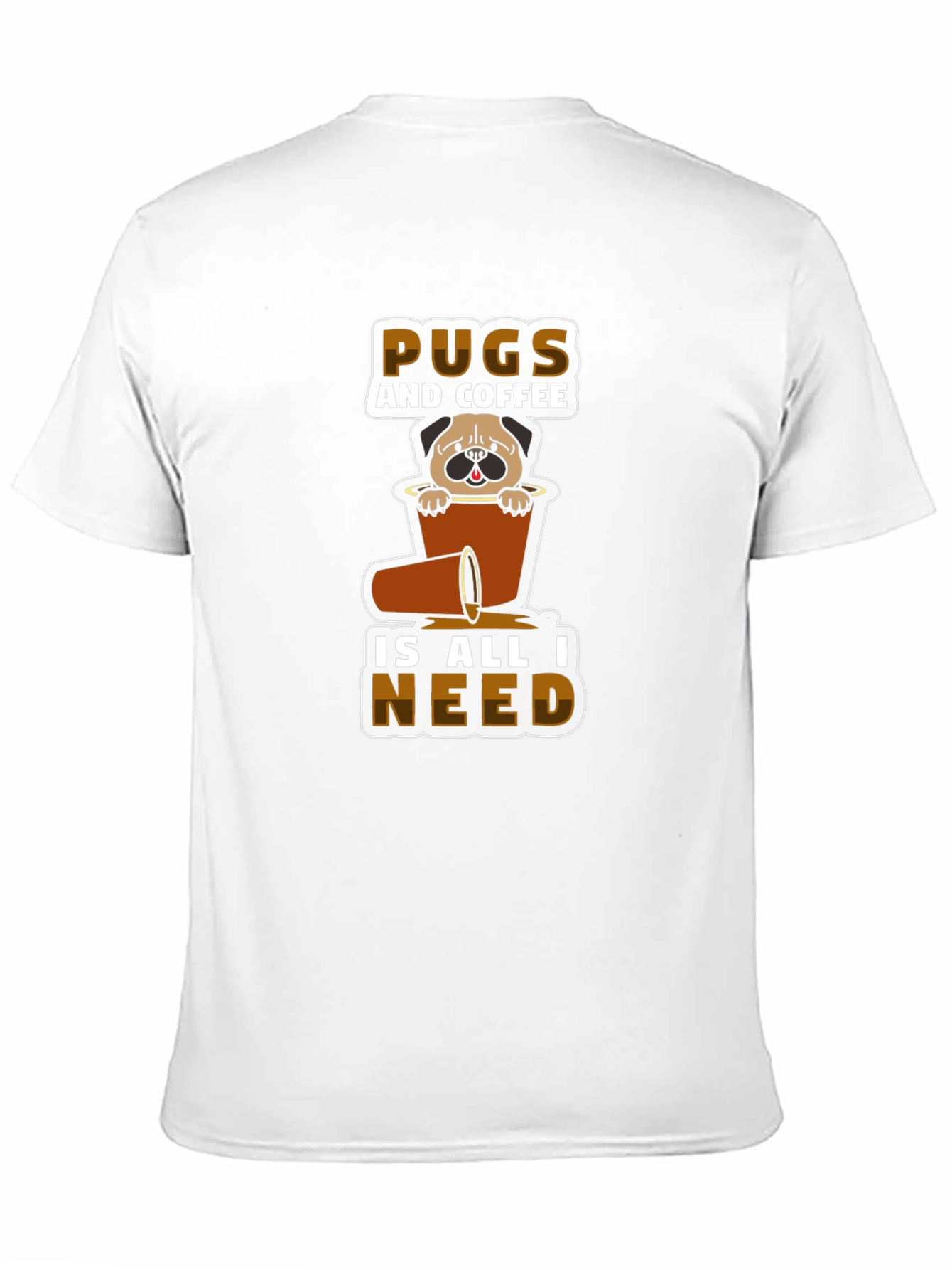 Pugs and Coffee T-Shirt - Unisex Graphic Tee