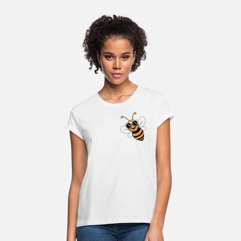 Funny BEE with Saying Bee Happy
