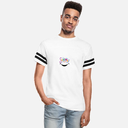 "Funny Black and White Smile Face T-Shirt | Happy