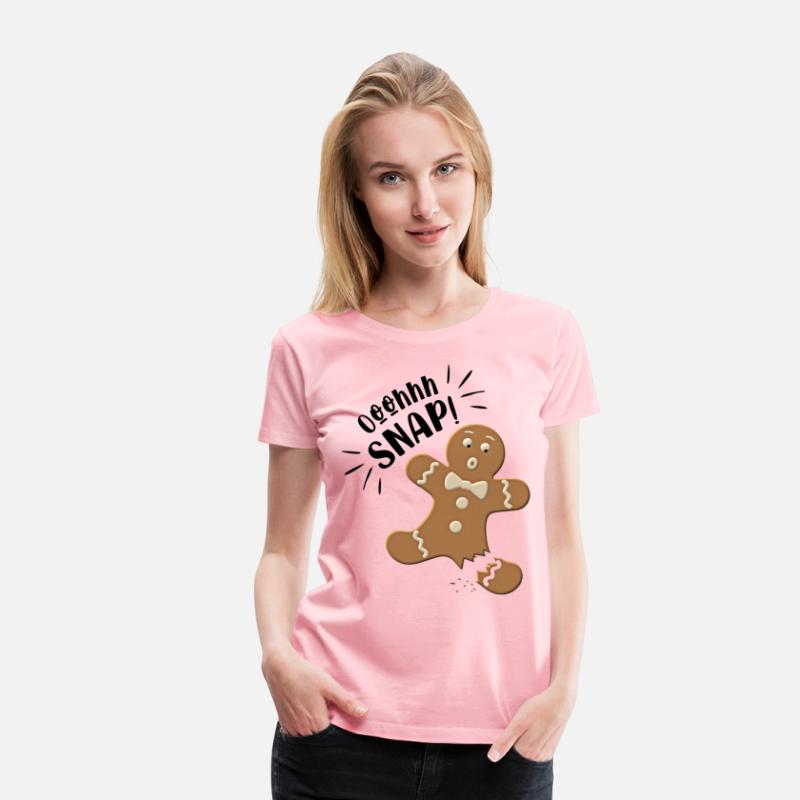 Funny Christmas Oh Snap Gingerbread Man