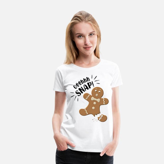 Funny Christmas Oh Snap Gingerbread Man