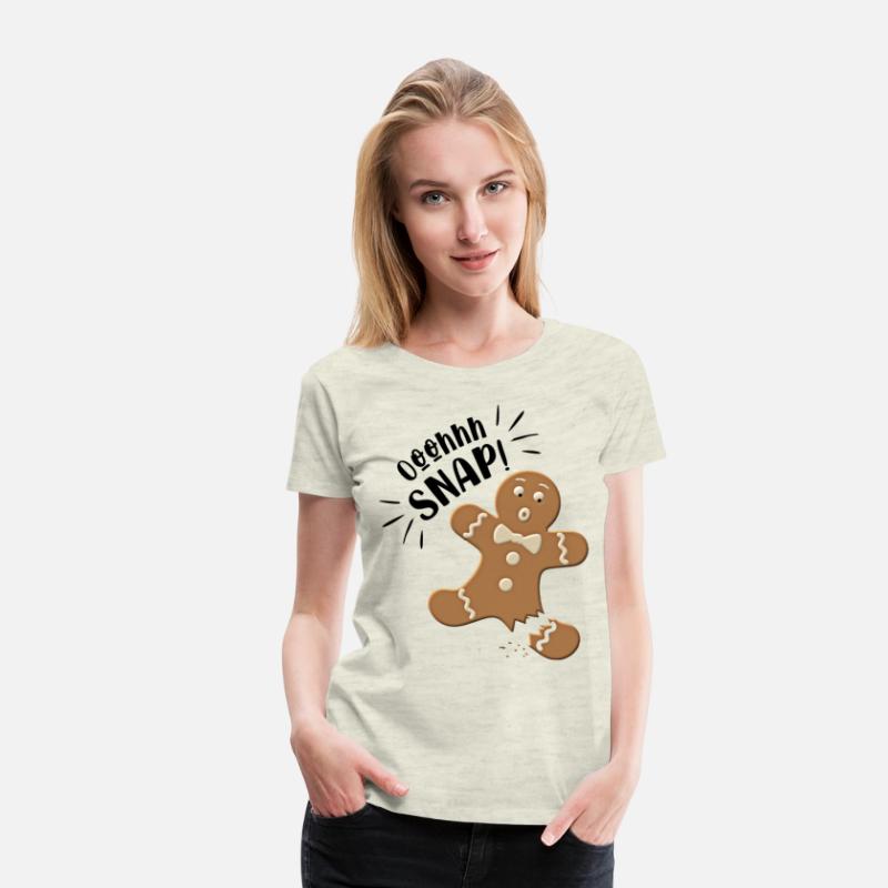 Funny Christmas Oh Snap Gingerbread Man