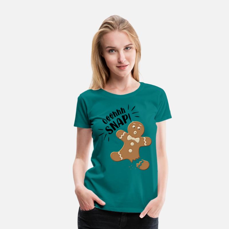 Funny Christmas Oh Snap Gingerbread Man