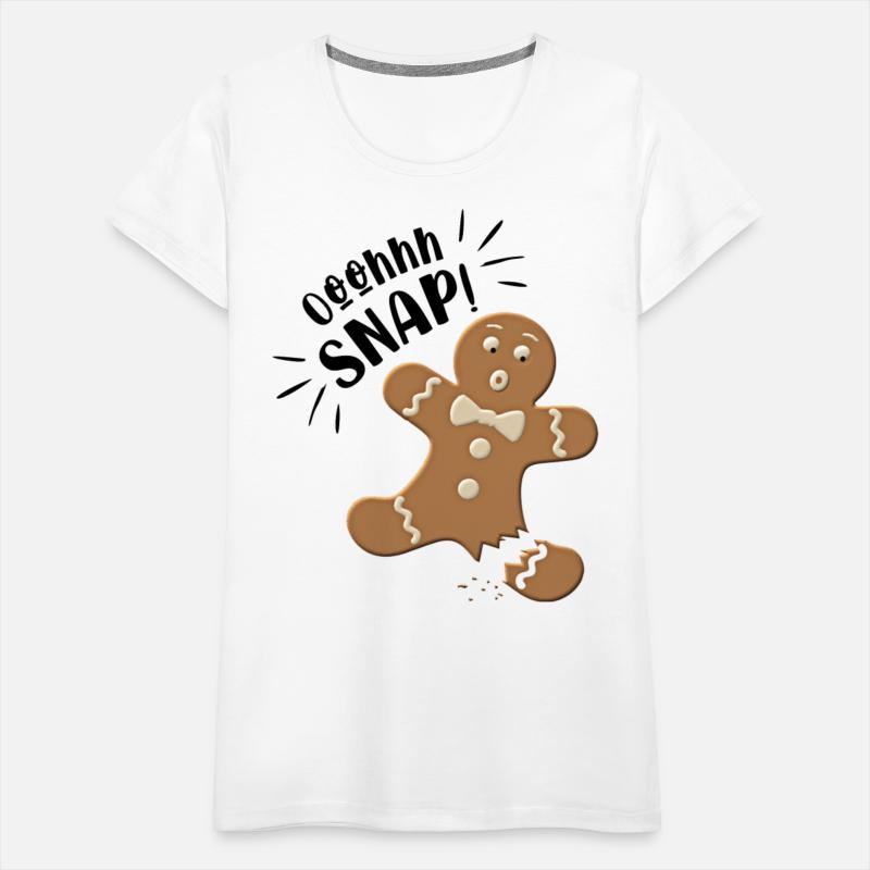 Funny Christmas Oh Snap Gingerbread Man