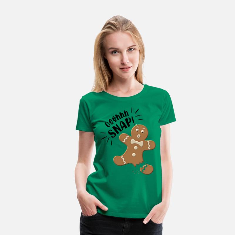 Funny Christmas Oh Snap Gingerbread Man