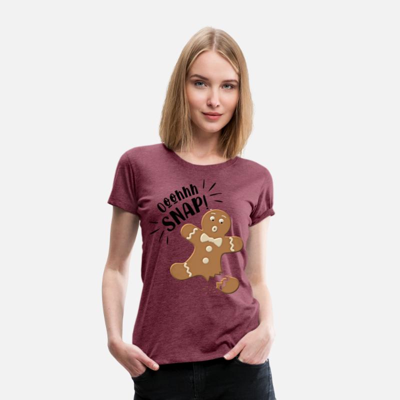 Funny Christmas Oh Snap Gingerbread Man